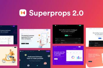 Superprops React Next Landing Page Templates thumbnail 2