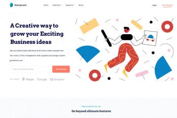 COvify Bootstrap CMS Template thumbnail 3